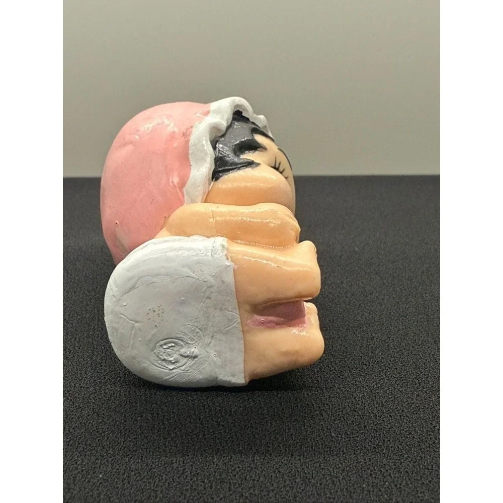 **RARE Vtg Baby Betty Boop‎ Valentine Day Pink Heart Hugs & Kisses Figurine 1990